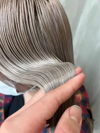 ショート カラー メンズ 波巻きスパイラルパー マ/シャドウパーマ駿のヘアスタイル