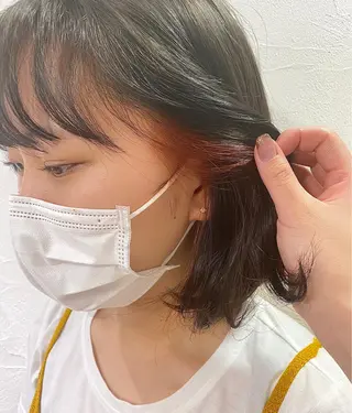 ミディアム カラー ｻﾄｳﾐﾉﾘ韓国ヘア 韓国メンズヘアのヘアスタイル