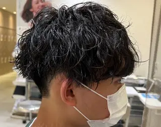 メンズ メンズパーマ特化型 /京橋/栗野京弥のヘアスタイル