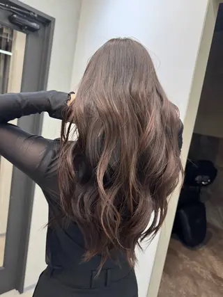 ロング カラー ヘアアレンジ TOA/天神 カラーモデル募集中のヘアスタイル