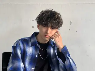 ショート カラー スパイキーショート パーマ　具志堅　太志のヘアスタイル