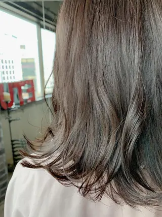 ミディアム カラー パーマ 代表 中島貴志のヘアスタイル