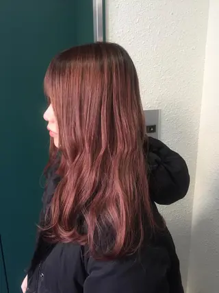 ミディアム カラー 💘透明感カラー💘 沖本 将宏のヘアスタイル