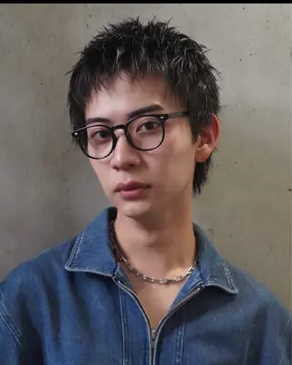 ショート メンズ スパイキーショート メンズ特化/鈴木美璃のヘアスタイル