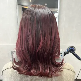 ミディアム カラー ヘアアレンジ est hair 池袋西口店所属・😈派手髪/ 地雷系 /　KALIN😈のヘアスタイル