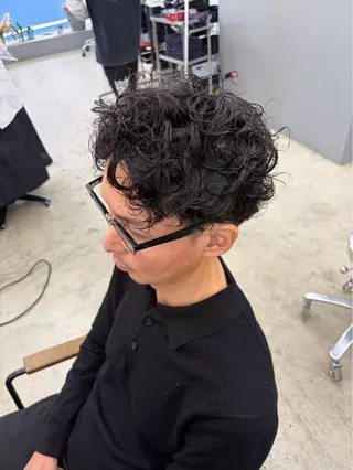 ショート パーマ メンズ メンズ専門サロン wokeのヘアスタイル