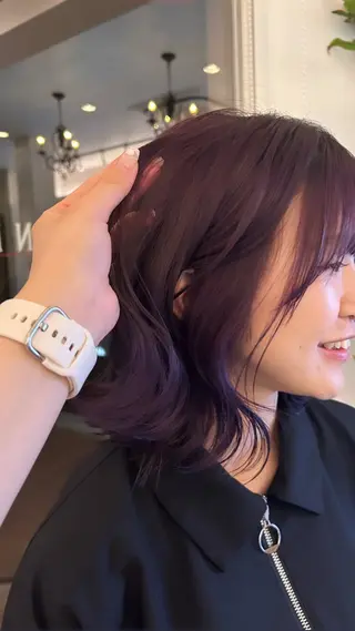 カラー るん ／カラーモデルのヘアスタイル