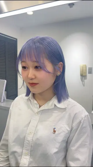 ミディアム 🎀ハイトーン特化 konomi🎀のヘアスタイル