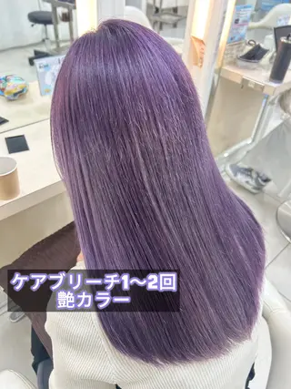 ロング カラー 髪質改善/艶カラー/ メンズパーマ/鈴木のヘアスタイル