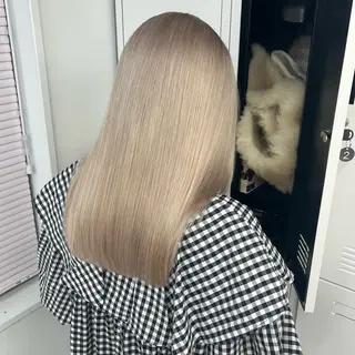 ミディアム カラー Je suis heureuse Miel所属・🐩艶カラー/ chisato🌙のヘアスタイル