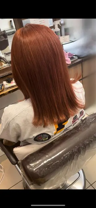 セミロング カラー 福見 美保のヘアスタイル