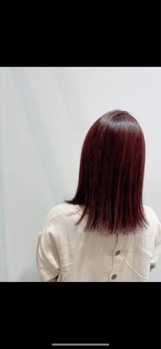 セミロング 髪の悩み解決🌈齊藤 美遥のヘアスタイル