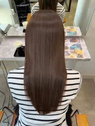 ロング ⭐️立川/縮毛矯正 /髪質改善⭐️のヘアスタイル
