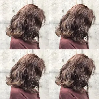 ショート カラー メンズカット/波巻き TAKUMAのヘアスタイル