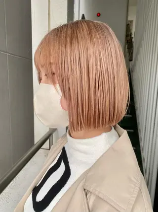 ショート カラー yiye 青山所属・無料カットモデル募集 🌱ひょうがのヘアスタイル