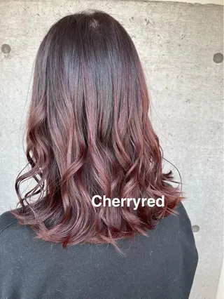 ミディアム カラー なつな/ 透明感カラーのヘアスタイル