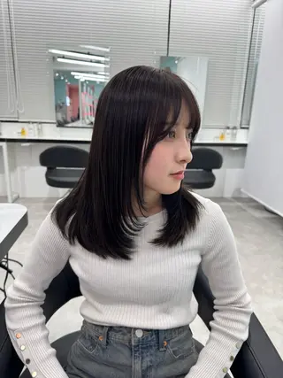 セミロング ⛄️レイヤー⛄透明感 ⛄️kyotaroのヘアスタイル