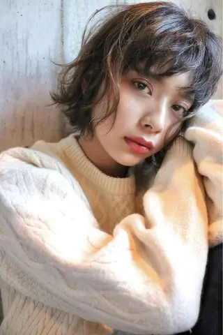 ショート カラー パーマ 似合わせカラーパーマ 🌿kitin米川のヘアスタイル