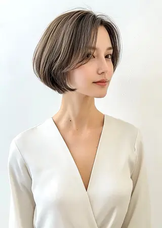 ショート nex the salon coall所属・🫧似合わせショート イシダ🫧のヘアスタイル