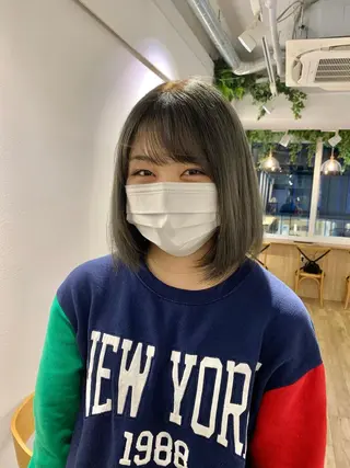 ミディアム カラー Door代官山所属・詩織/パーマ /代官山のヘアスタイル