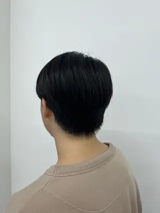 ショート あらいしほ✩.*˚ メンズカットのヘアスタイル