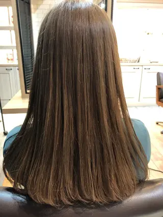 ロング カラー 柏/春日竜次 /髪質改善縮毛矯正のヘアスタイル