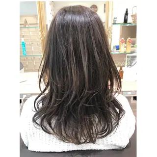 セミロング 新宿 木下拓哉のヘアスタイル
