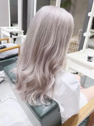 ロング ヘアアレンジ カラー Days 透明感カラーのヘアスタイル