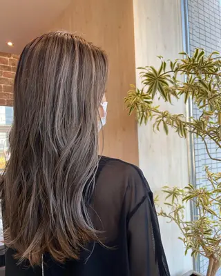 セミロング カラー sweetroom所属・12月特別価格✨/ 平塚/佐藤郁也のヘアスタイル