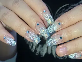 ネイル kana/モード ・グランジ⛓🎼のネイルデザイン