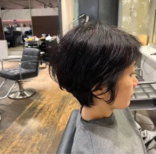 ショート パーマ ROBBY所属・松井美樹/似合わせ ガーリー・韓国のヘアスタイル