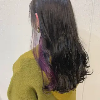 ロング カラー Lolonois梅田 /Okazaki:)のヘアスタイル