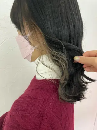 カラー 🪞韓国🤍大人っぽ 艶髪🤍FRUITSのヘアスタイル