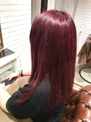 セミロング カラー Renatus店長 金子裕美のヘアスタイル