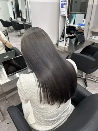 ロング カラー ヘアアレンジ ⭐️柏木皇気ブリーチ ムラ修正/他店直しのヘアスタイル