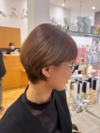ショート 平間 稔希のヘアスタイル