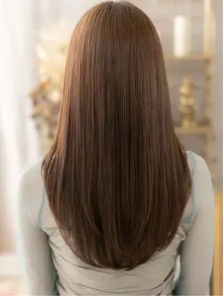 セミロング カラー 艶髪カラー🤍ྀི 強矢　美紗希🩷ྀིのヘアスタイル