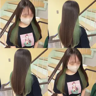 カラー 渋谷:インナーカラー ／🍒エリカ🍒のヘアスタイル