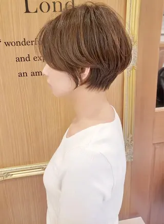 ショート カラー パーマ ショート特化/ 似合わせカット/高津のヘアスタイル