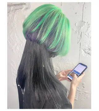 ロング カラー GARU-ガル-所属・TSUNO🦖 派手髪/オタク美容師のヘアスタイル