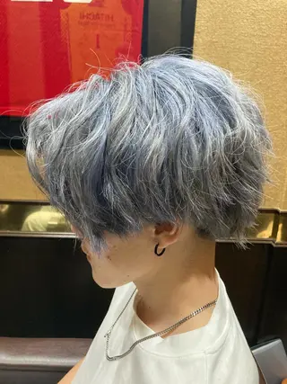 カラー メンズ HIRO GINZA BARBER SHOP  大宮店所属・店長💈山田竜太 BARBERのヘアスタイル