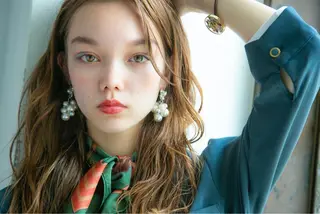 ロング カラー パーマ ネイル マツエク・マツパ レイヤー＆カラー 人気美容師倉崎涼のヘアスタイル