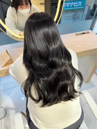 ロング ✨髪質改善/透明感 カラー🪽FUUMAのヘアスタイル
