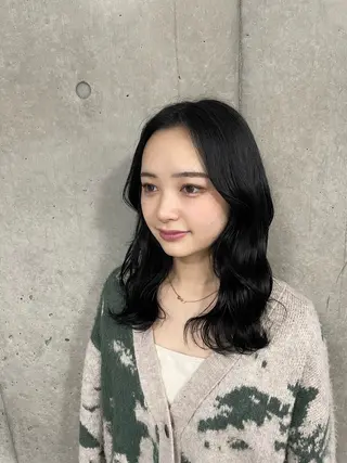 セミロング カラー ayano 🌱のヘアスタイル