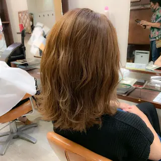 セミロング 中川 湖稀のヘアスタイル