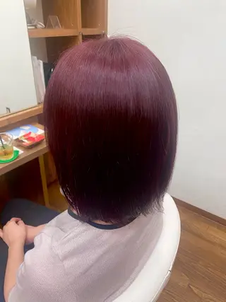 ショート カラー I's hair NUBOU所属・小守林 蘭のヘアスタイル