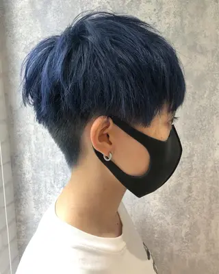 カラー レイヤー/ボブ/ 顔周り/yukinaのヘアスタイル