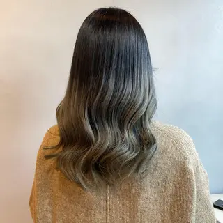 ロング カラー 🪐SOURCE 塚口　シマブクロ🪐のヘアスタイル