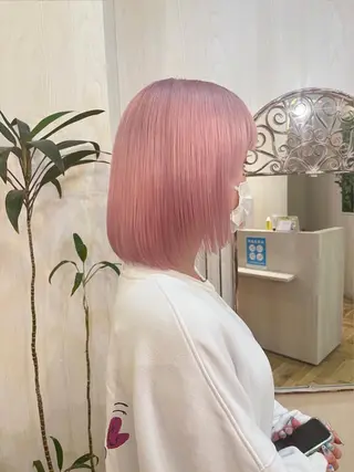 ショート カラー ヘアアレンジ ブリーチなし/ レイヤー🌿runaのヘアスタイル