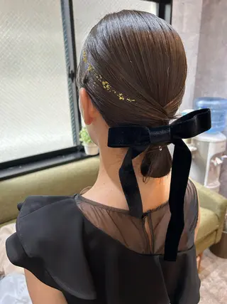 ロング ヘアアレンジ 飯塚 沙衣のヘアスタイル